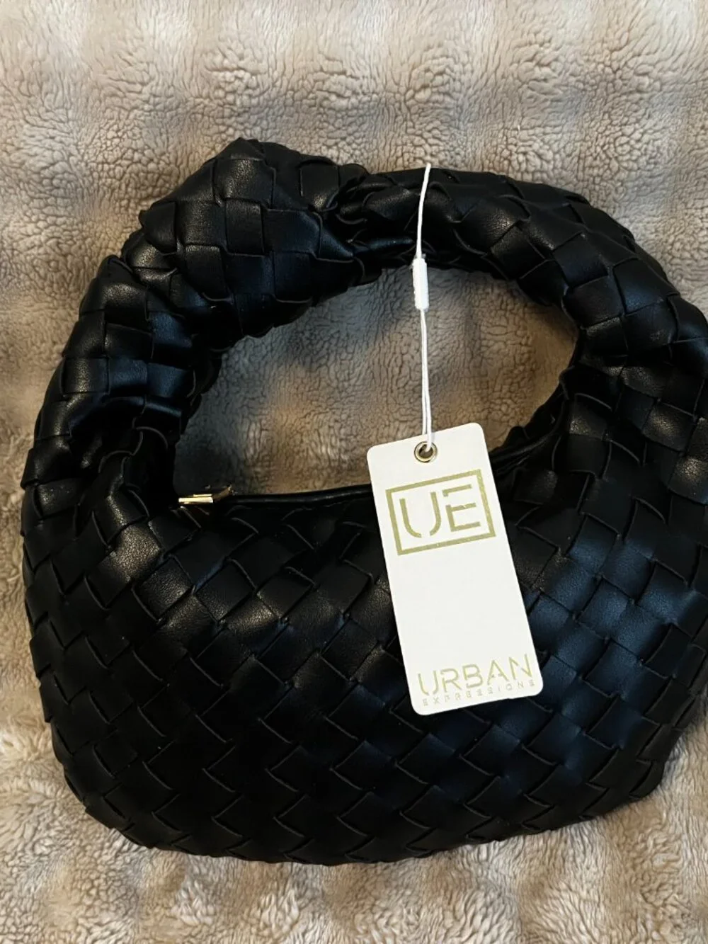 Urban Expressions Hobo Bag Knotted Strap mini Brand New Boho Chic Vegan Leather